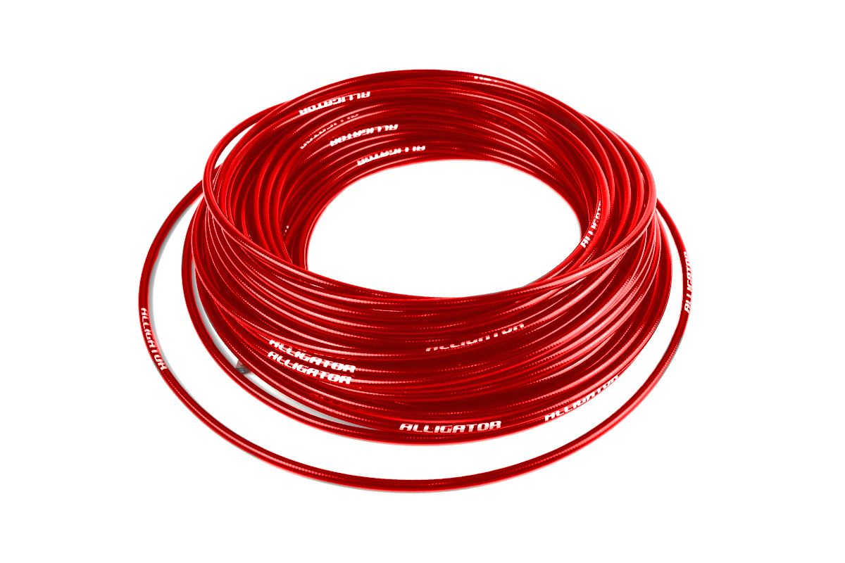 Оплетка торм.троса LY-22030rd, упак.30м.red